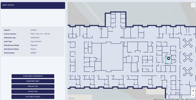 Asset Details map icon