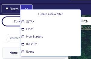 Map Filter list