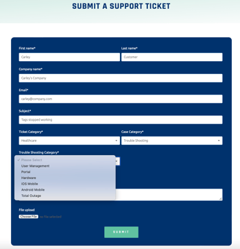 Submit Ticket