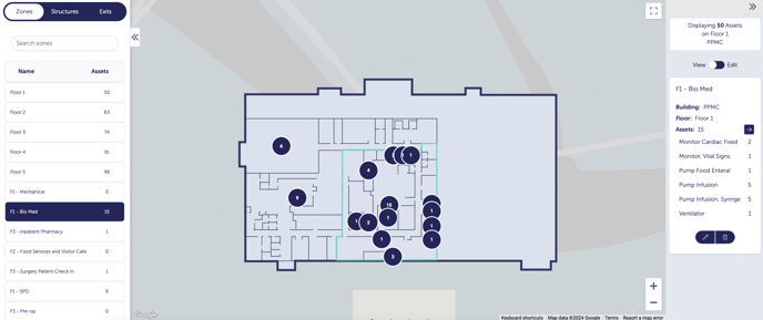 Map Zone selection