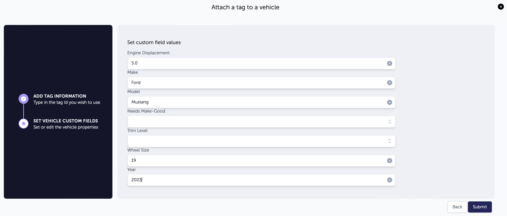 How do I attach or detach a vehicle?