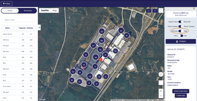Map Tags toggle