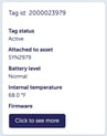 Map tag info only