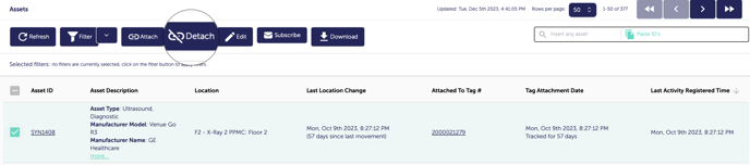 Assets Detach