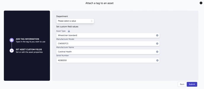 Attach Tag Custom Fields