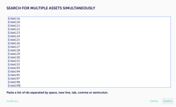 Paste multi IDs