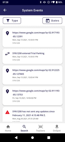 Viewing + Filtering Events
