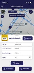 Vehicle Details map
